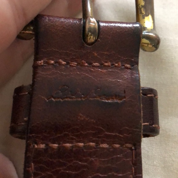 Men’s Eddie Bauer Tan Woven leather belt - Picture 4 of 9